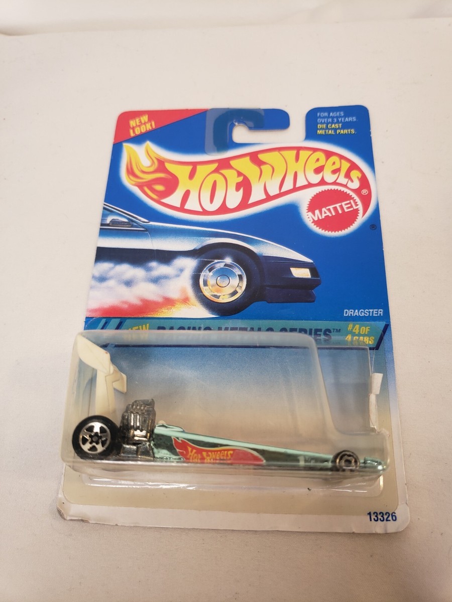 1995 Hot Wheels #340 Racing Metals Series Dragster Chrome