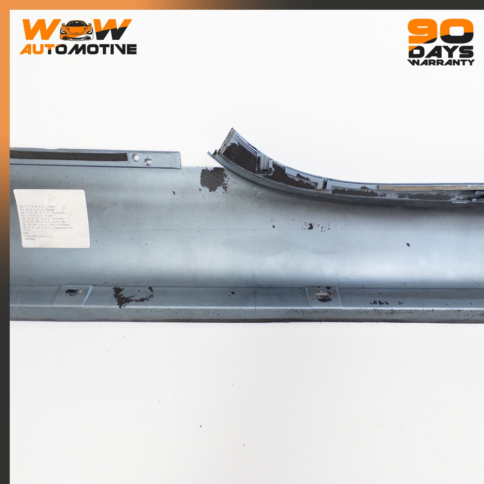 07-11 BENTLEY CONTINENTAL GTC LEFT DRIVER SIDE SKIRT ROCKER PANEL TRIM BLUE OEM