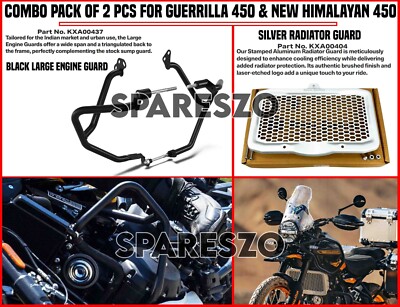 ''KOMBIPACK 2 STÜCK'' PASSEND FÜR ROYAL ENFIELD GUERRILLA 450 & NEUE HIMALAYAN 450