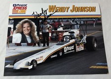 1992 Mopar Xpress Lube WENDY JOHNSON color 8x10 ~ SIGNED