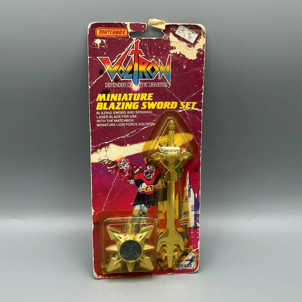 1985 Matchbox Вольтрон Пылающий Меч Миниатюрный Защитник Вселенной ЧИТАЙТЕ - Изображение 2 из 3