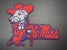 Ole Miss University of Mississippi Embroidered Iron On Patch