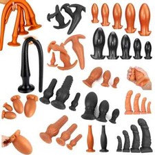 Big Silicone Butt Plug Anal Dildo Anus Masturbator Dilator Prostate Massage