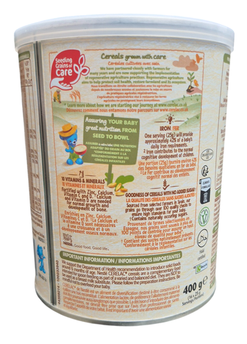 4 x Nestle Cerelac Mixed Fruits & Wheat with milk(400g) From 7 Months - Picture 5 of 7
