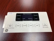 GE Refrigerator Dispenser Overlay only for GSH25JGBCC/ WR55X23240, OEM Brand New