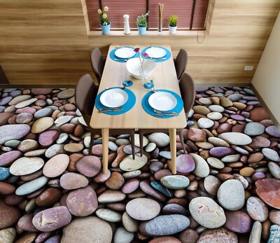 3D Purple Stone SKE3453 Floor WallPaper Print Decal Epoxy Floor Deco Kay