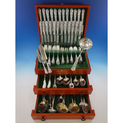 Trajan by Reed and Barton Sterling Silver Flatware Set Service 162 pcs Dinner