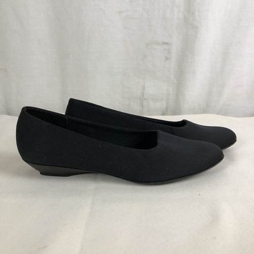 PREDICTIONS LADIES SLIP ON FLATS BLACK SZ 5 - Picture 3 of 7