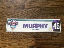 ARIZONA DIAMONDBACKS GAME ISSUED BASEBALL LOCKER ROOM NAMEPLATE BILL MURPHY 2005