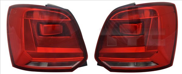 Left TYC 11-12606-01-2 Combination Rearlight for VW