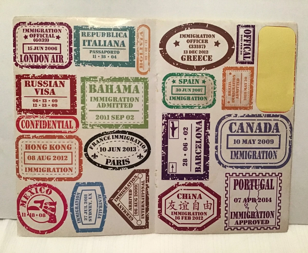 Passport Stamps By Country
