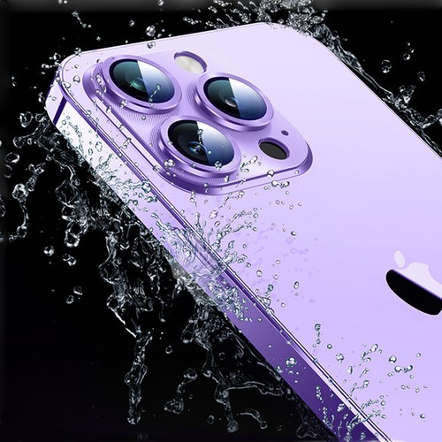 Für IPHONE 14 Plus / 14 Pro Max Hartglas Metall Kamera Objektiv Schutz Cover $ - Photo 5/17