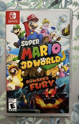 Super Mario 3d WORLD + Bowser's Fury - Nintendo Switch - Brand New but NO WRAP