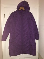 Landsend Heavier Down Parka Sz L 16/18 Pristine