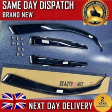 Wind Deflectors With clips FOR AUDI A6 C7 Saloon 4-doors 2011-2017 4-pc Tinted