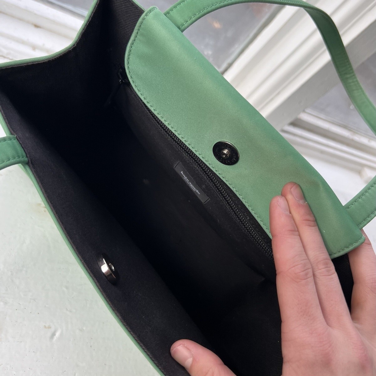 Kate Spade Vintage Nylon Sam Shoulder Bag Sage Green | eBay