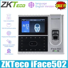 ZKTeco iface502 TCP/IP Fingerprint Face Facial Recognition Access Control System