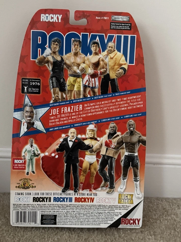 Rocky Balboa Fumando Joe Frazier Campeón de Boxeo 1976 Nuevo 2006 Foto 2 de 2