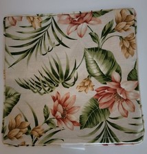 2 Tropical FLORAL OUTDOOR/ INDOOR THROW PILLOW COVERS, Unbranded