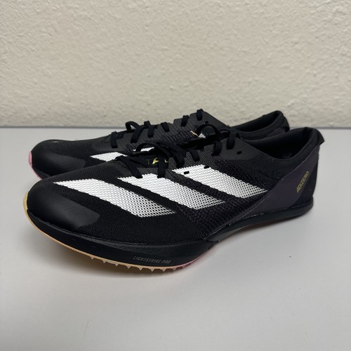 Adidas Adizero Finesse Leichtathletik Spikes Herren Größe 12,5 IF1151 schwarz/silber - Bild 1 von 8