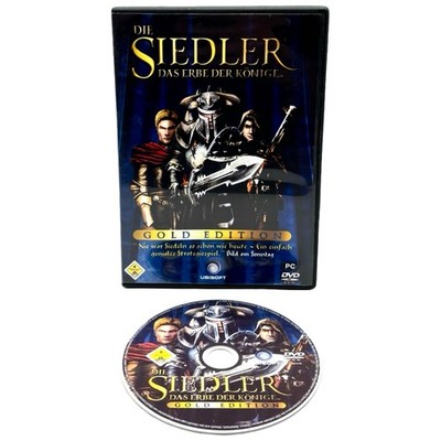 Die Siedler Das Erbe der Könige Gold Edition PC DVD USK 6 Hülle gereinigt
