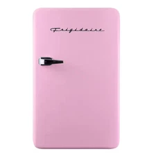 3.2 Cu. Ft. Mini Retro Fridge in Pink with Freezer