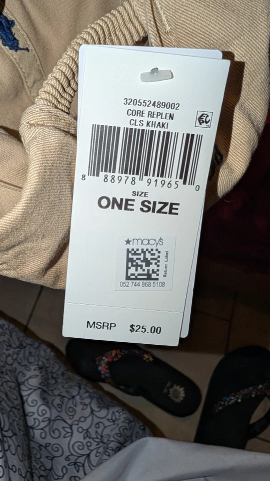 Polo Ralph Lauren Elástico Beige Caqui Tostado Niño Bebé Sombrero Gorra 12-24M Foto 3 de 4