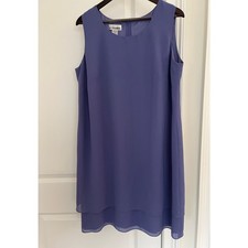 After Dark vintage dress 18 WP purple sleeveless lined grunge