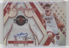 2023-24 Panini Phoenix Calligraphy 36/75 Alperen Sengun #CG-ASG Auto rf2