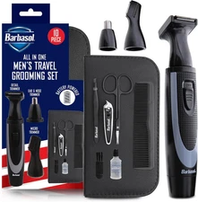 Barbasol CBG15000KIT 10 Piece Men'S Travel Grooming Set