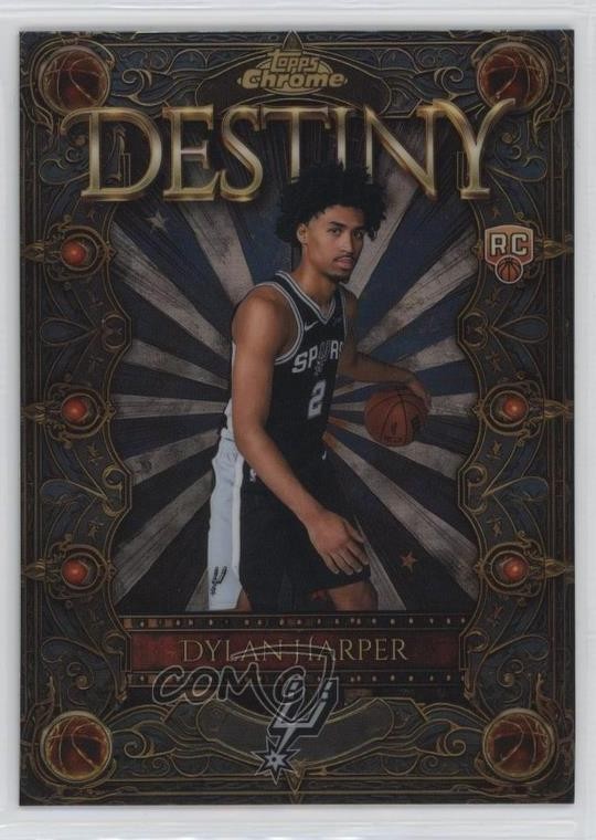 2025-26 Topps Chrome Destiny Refractor Dylan Harper #D-2 0ie9