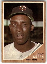 1962 Topps #84 Lenny Green EX