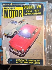 Mar 1963 MODERN MOTOR Magazine VW 1500 TYPE 3 , VOLVO , JAGUAR 2.4