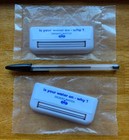 Lot o 2 DESERT WATER AGENCY Advertising Toothpaste Tube Squeezer Wiper Dispenser