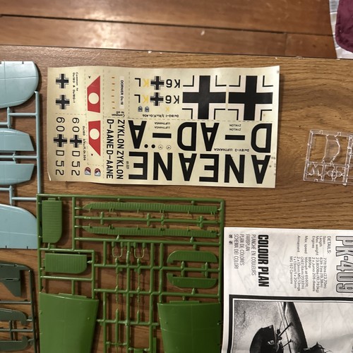 1979 Matchbox Dornier Do G-1 /V2 1/72 Airplane Model Kit PK-409 Unbuilt in Box - Picture 10 of 13