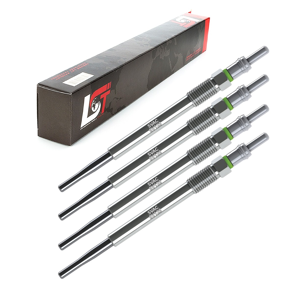4X Glow Plug Glow Plug 5 Volt For VOLVO C30 S40 S60 S80 V40 V50 V60 V70 1.6D