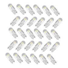 30-Pack 194 6000K LED Light Bulbs, 168 2825 W5W T10 Wedge COB Bulbs, white