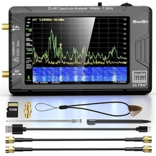 Seesii Tinysa Ultra+ ZS407 7.3Ghz Spectrum Analyzer: 2025 Upgraded 4 Inch HW V0.
