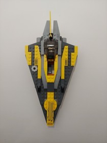 LEGO Star Wars The Clone Wars Anakin's Jedi Starfighter 7669 Incomplete **read**