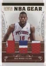 2010-11 Playoff National Treasures Trios Prime 5/49 Greg Monroe #12 0f9