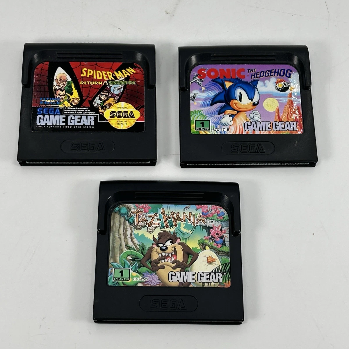 Jeu Taz-Mania Pour Sega Game Gear – Version PAL – Occasion CIB (boîte, Notice)