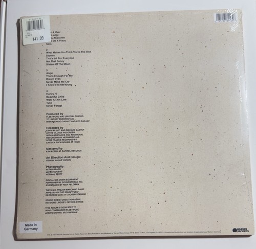 Fleetwood Mac Tusk Vinyl Record Blue Barnes Noble Exclusive Color Sealed - Picture 4 of 4