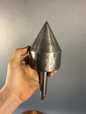 Craftsman South Bend Lathe 3MT Morse Taper 3-1/2" Live Center Atlas. Pipe.