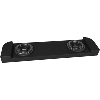 NEW DUAL 10'' 1600W MAX LOADED SUB BOX FITS 2014-2018 CHEVY SILVERADO CREW CAB