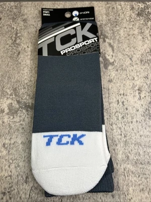 TCK Prosport Performance Socks Sz SMALL Over-Calf Tube GRAPHITE Grey New