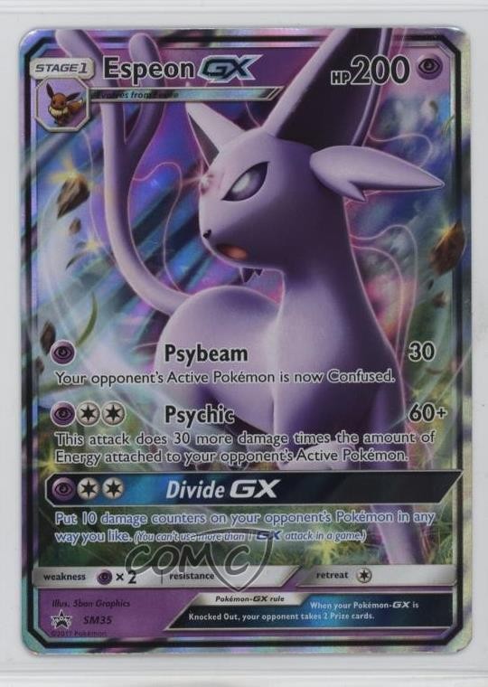 Espeon GX Pokemon Sun & Moon Black Star Promo #SM35