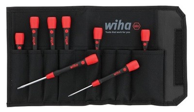 Wiha 26392 8 Piece Picofinish Hex Screwdriver Set - Inch