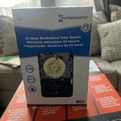 Intermatic T101D89 24 Hour Mechanical Timer Wall Switch