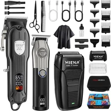 Hair Clippers for Men Professional Cordless Electric Beard... 