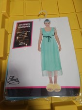 ADULT HOUSEWIFE NIGHTGOWN COSTUME: NEW IN PACKAGE: SIZE MEDIUM